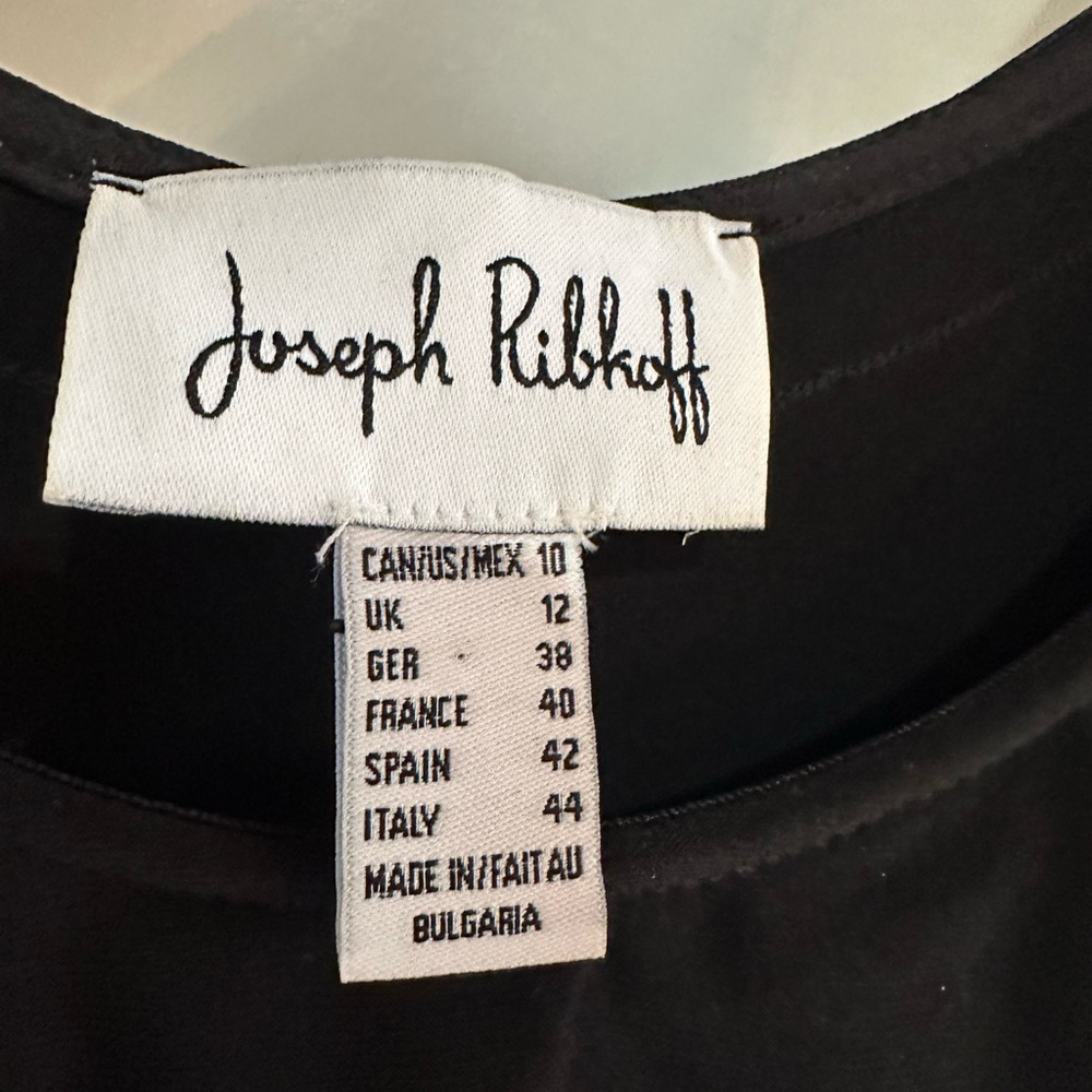 Joseph Ribkoff black dress size 10 - Picture 3 of 4